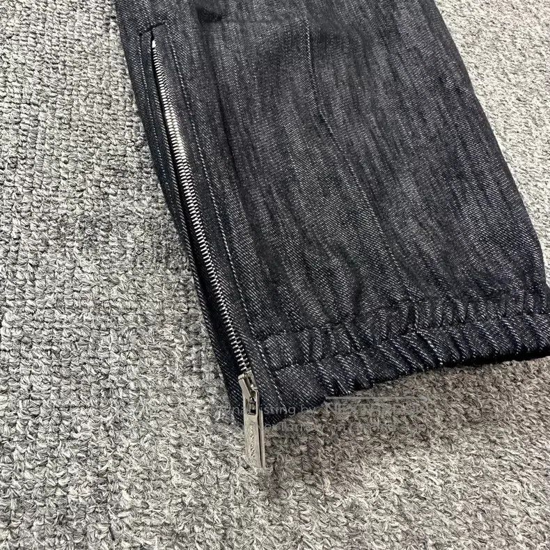 Dior Dior Washed Side Zipper Drawstring Casual Pants Size US 28 / EU 44 - 2 Thumbnail
