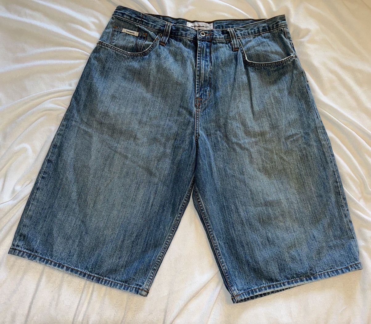 Rocawear × Vintage VTG Rocawear Denim Shorts Mens Blue-40x14 Size US 40 / EU 56 - 3 Thumbnail