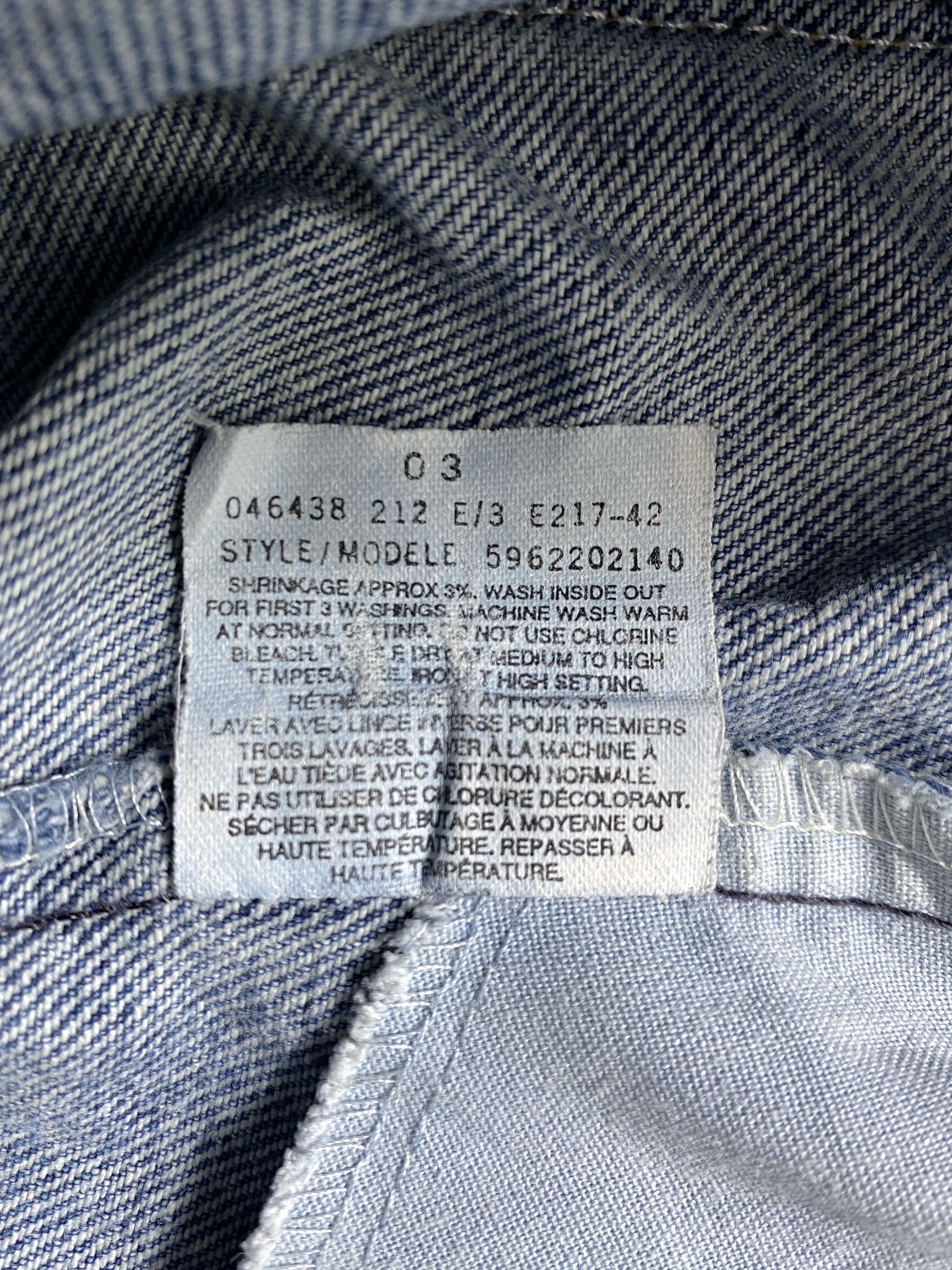Japanese Brand Vintage Levi's Orange Tab Denim 28x27.5 -JN358 Size US 28 / EU 44 - 10 Thumbnail