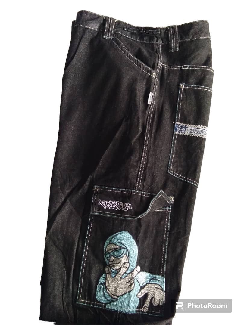 Ed Hardy × Jean Funky Jack Skateboard Baggy Jeans Size US 40 / EU 56 - 6 Thumbnail