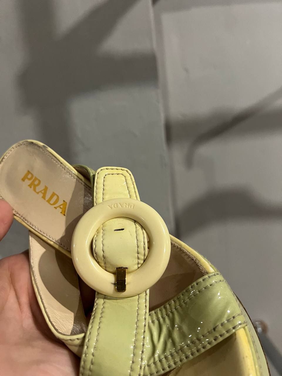 Prada PRADA SANDALS PATERN LEATHER WOMEN VINTAGE HEELS SIZE 35 Size US 5 / IT 35 - 20 Thumbnail