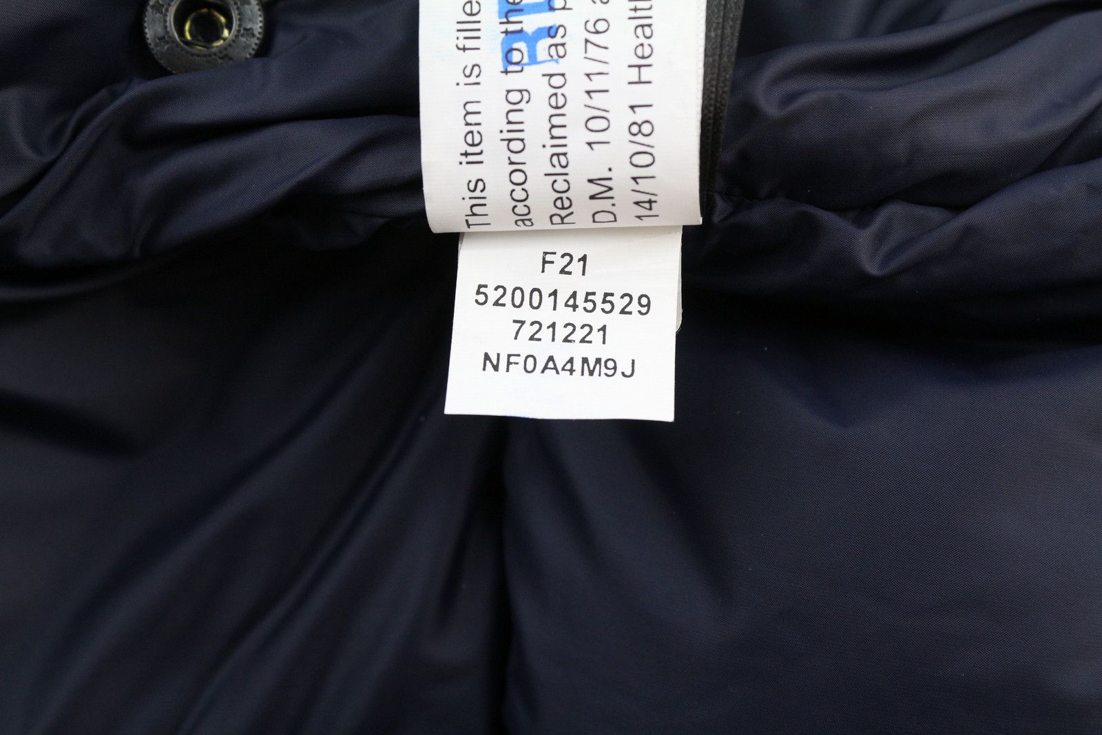The North Face DIABLO DOWN M 700 Down Lined High Neck Zip Jacket 79745 Size US M / EU 48-50 / 2 - 11 Thumbnail