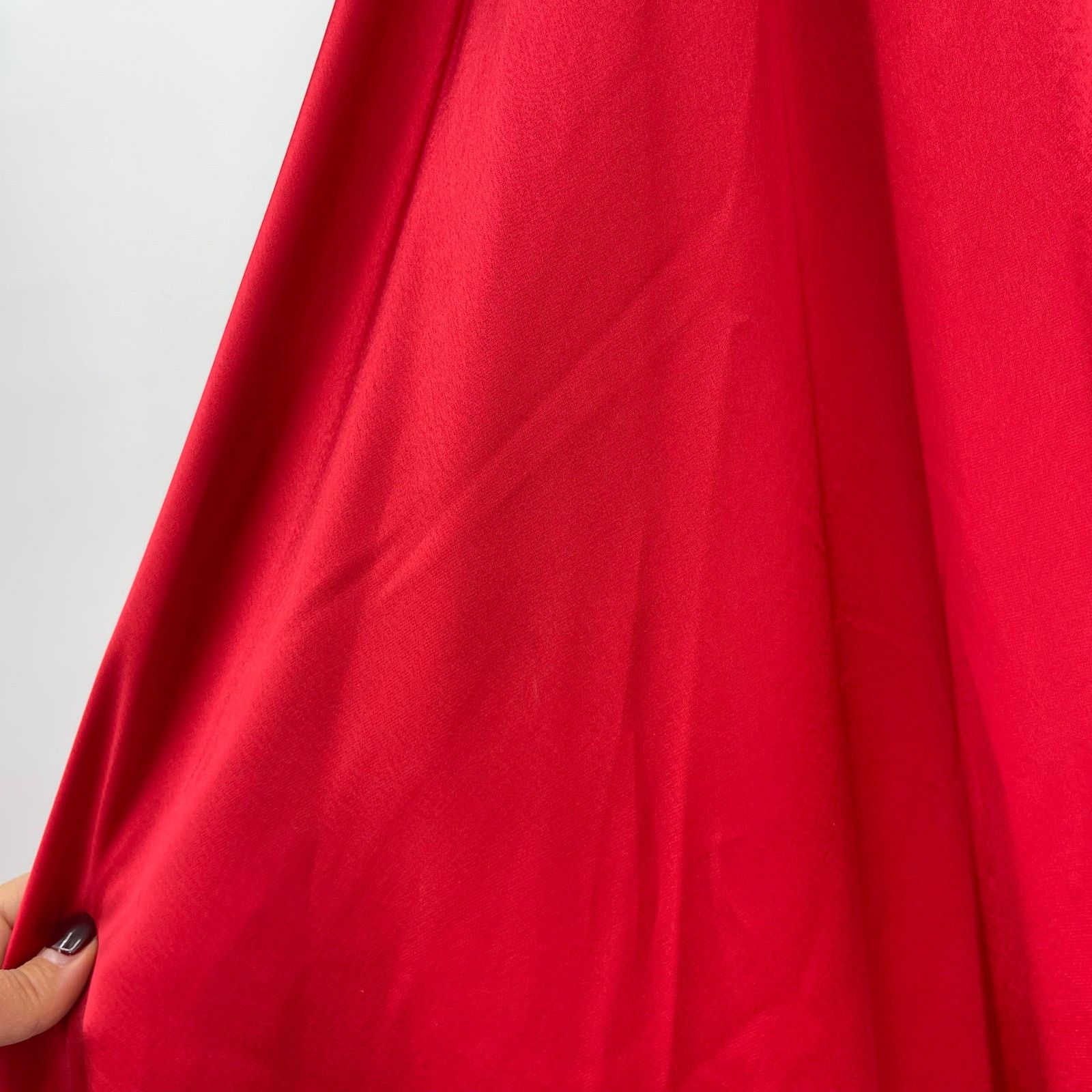 BIMBA Y LOLA Bimba y Lola x Palomo Spain | NWT Red Satin Maxi Dress M Size M / US 6-8 / IT 42-44 - 14 Thumbnail