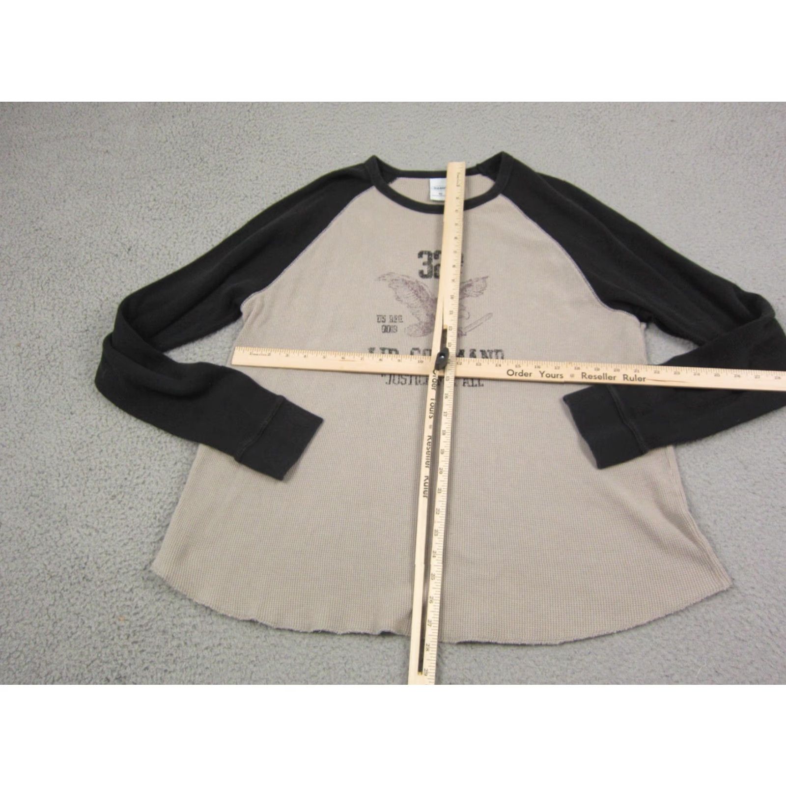 Old Navy VINTAGE Old Navy Shirt XL Beige Black Air Force Thermal Command Mens XL Beige Dark Ne Spacer? Size US XL / EU 56 / 4 - 6 Thumbnail