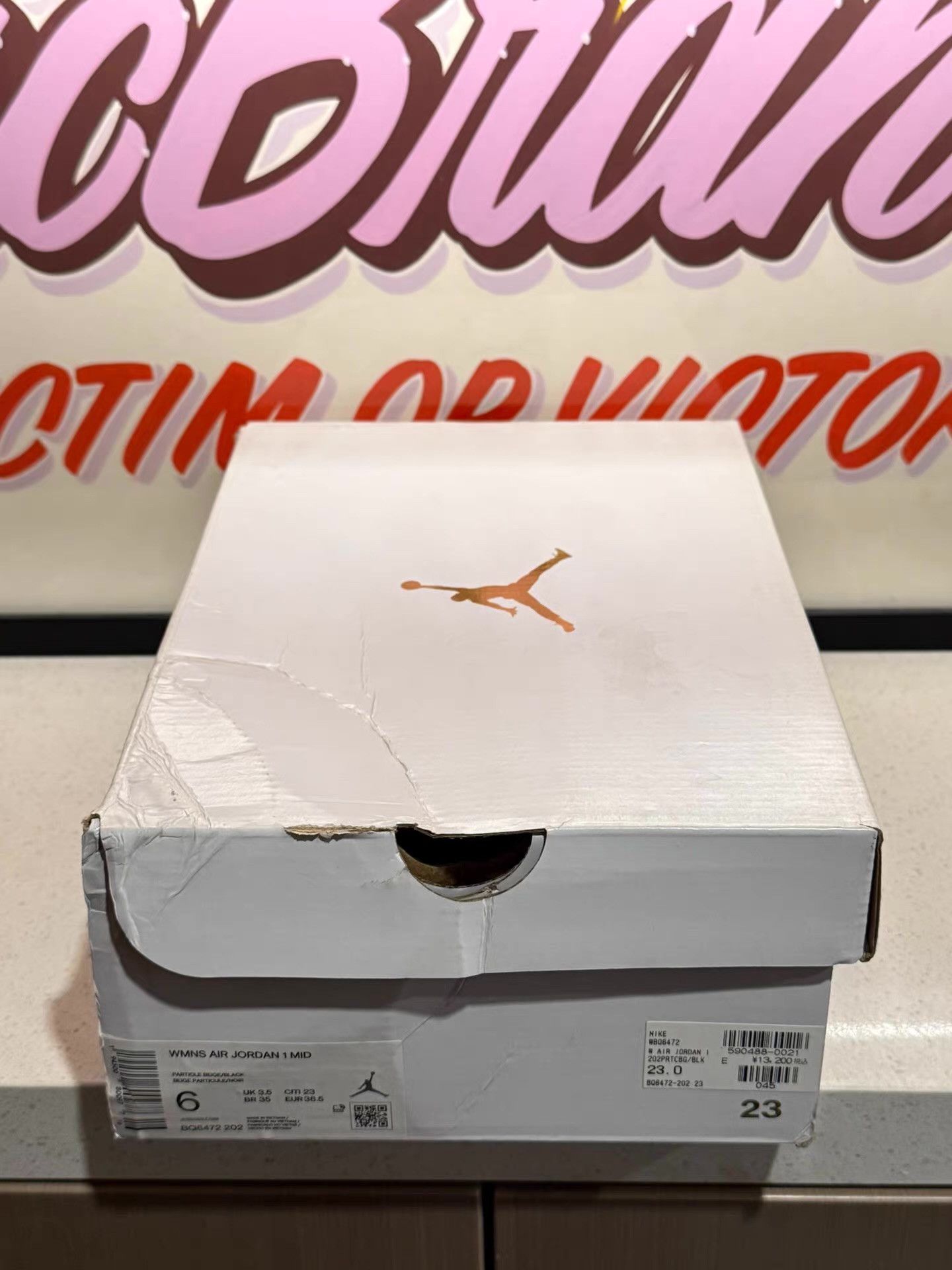 Nike Jordan Air Jordan 1 Mid basketball shoe。Ｑ20 Size US 6.5 / IT 36.5 - 5 Thumbnail