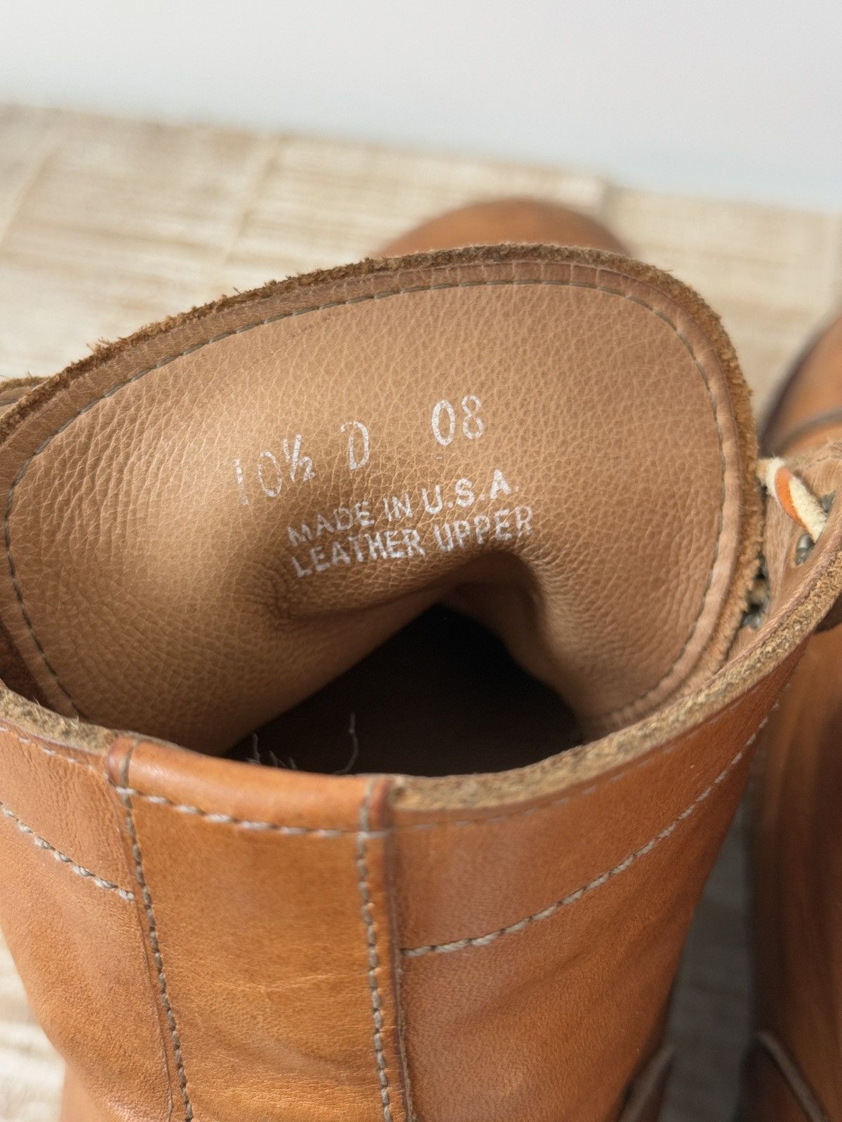 Other Lanona - Porter Boots - Honey Leather - 10.5 D Size US 10.5 / EU 43-44 - 7 Thumbnail
