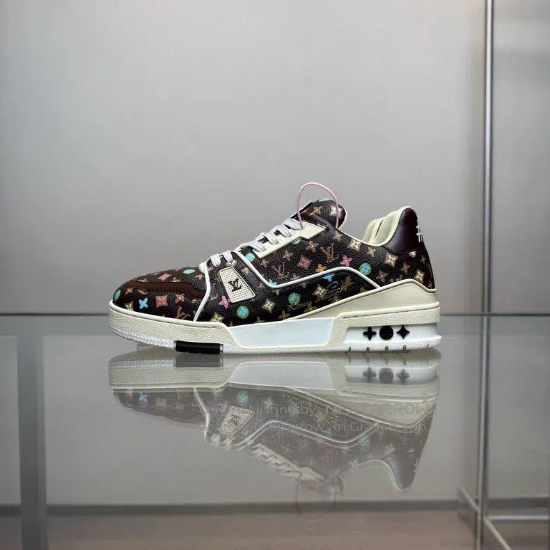 Louis Vuitton Louis Vuitton Trainer Tyler Brown shoes Size US 7 / EU 40 - 7 Thumbnail