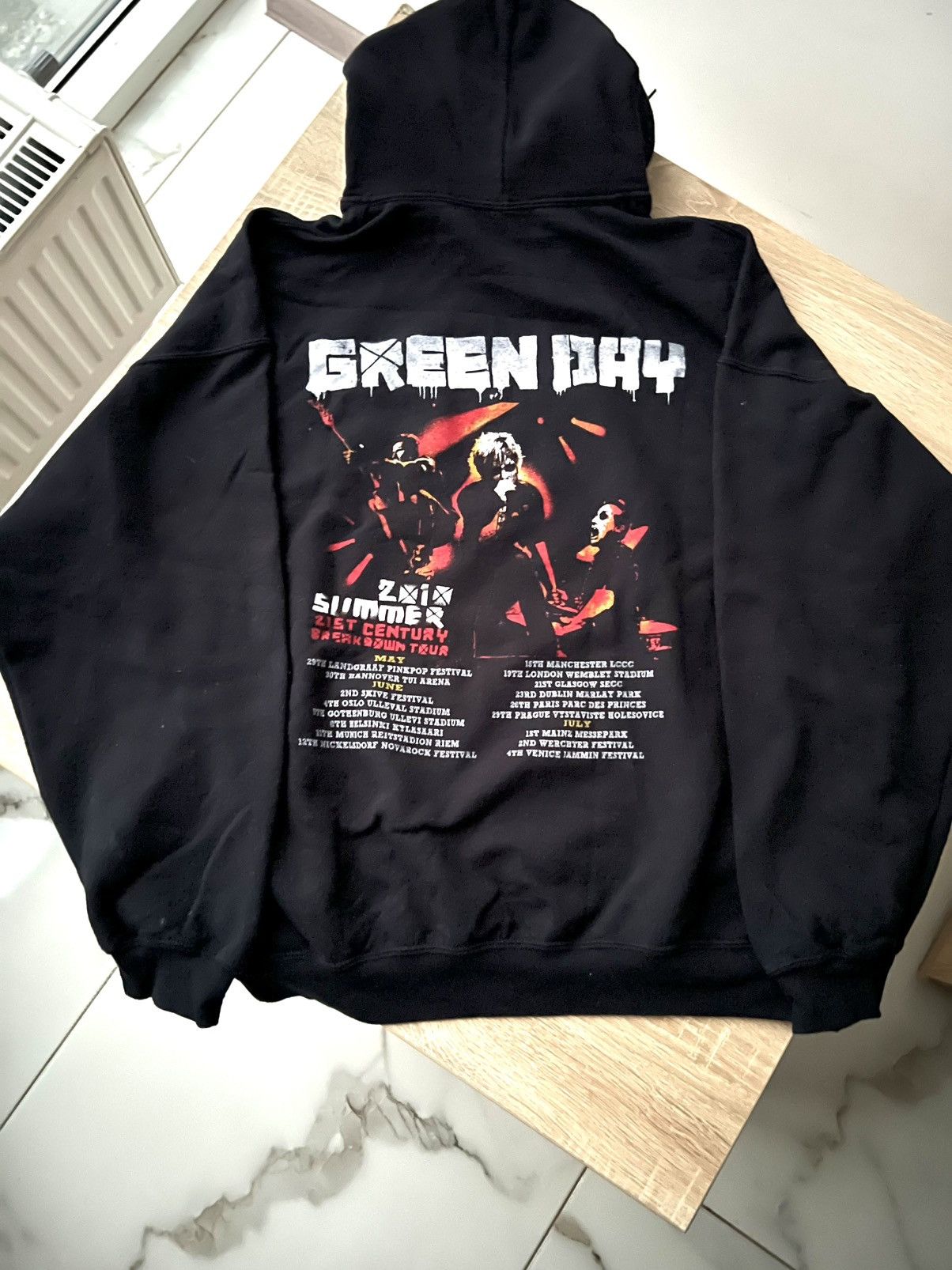 Band Tees Vintage Y2K Green Day 21st Century Tour Hoodie Size US XL / EU 56 / 4 - 8 Thumbnail