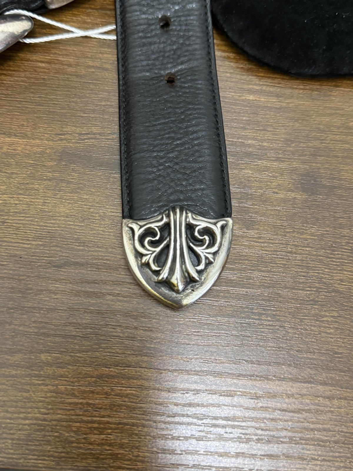 Chrome Hearts Chrome Hearts Leather Waist Belt 3-Piece Western Size 30 - 12 Thumbnail