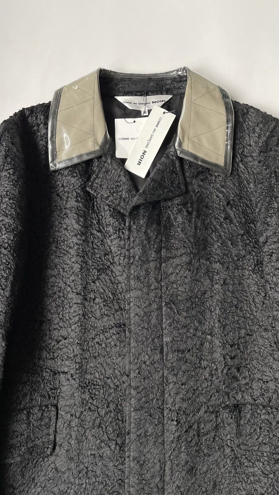Comme des Garcons A/W 05 Coated Cotton Overcoat Size S / US 4 / IT 40 - 3 Thumbnail