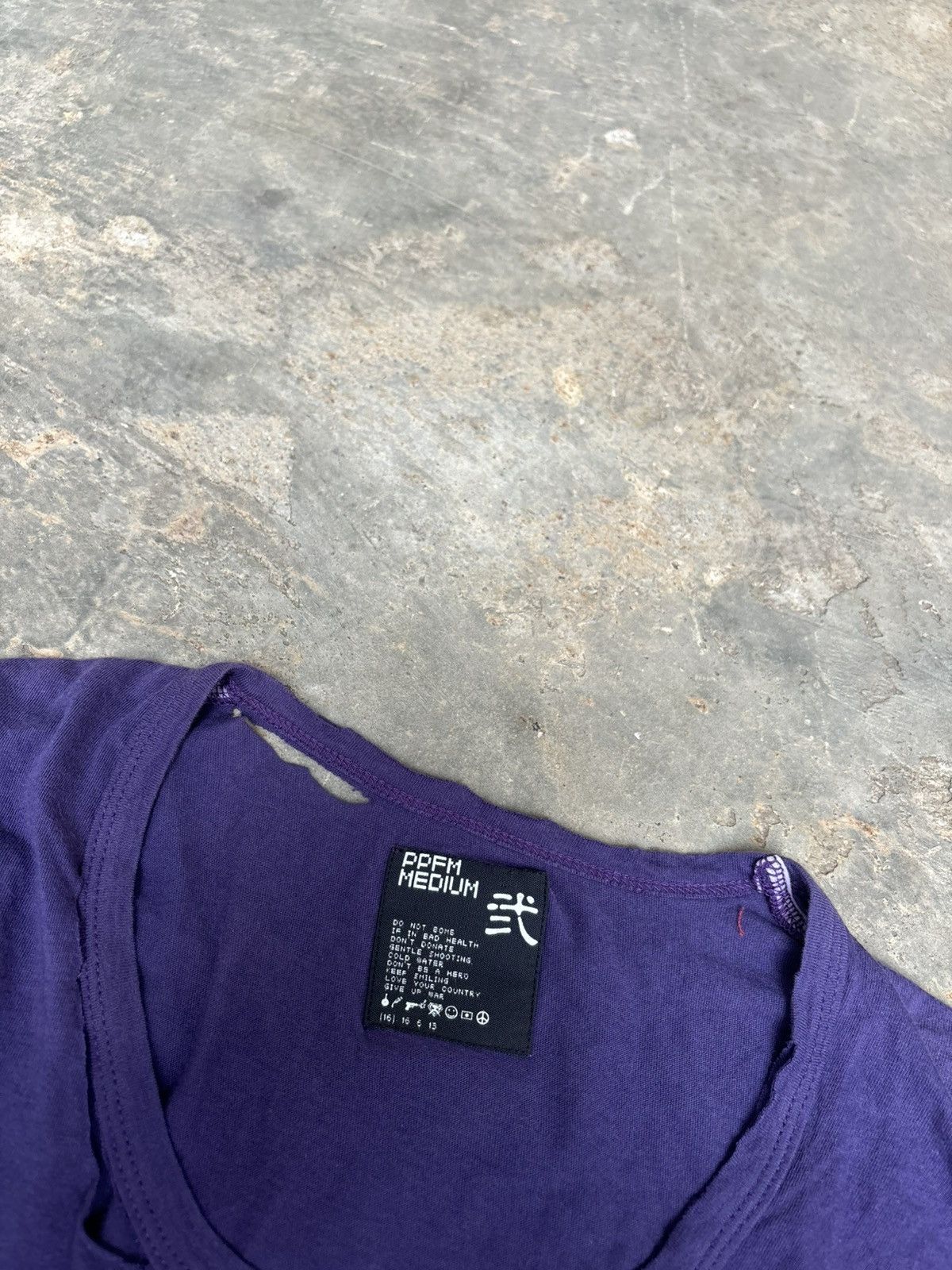 Hysteric Glamour Y2k PPFM Distressed Punk Style Tshirt Size M / US 6-8 / IT 42-44 - 4 Thumbnail