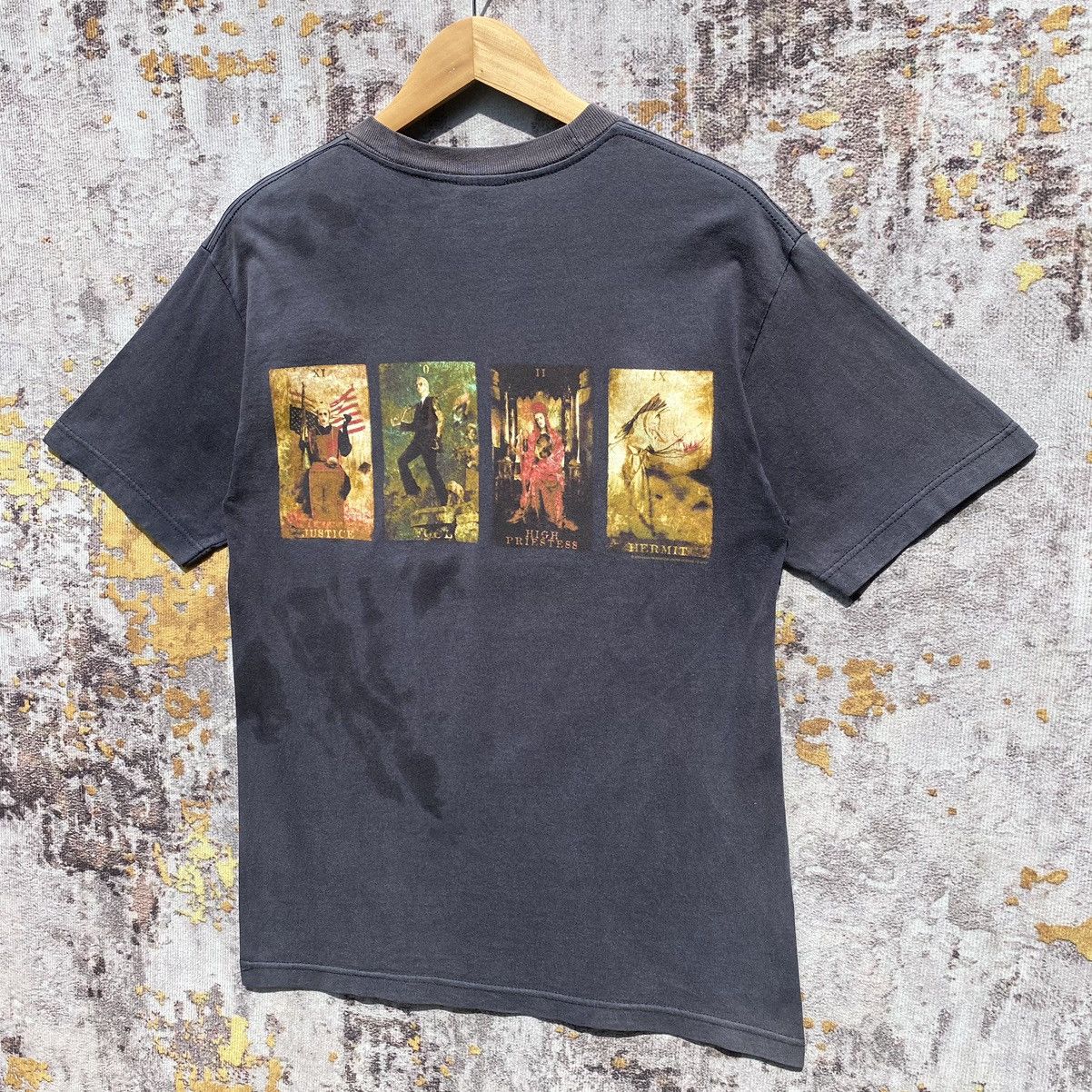 Marilyn Manson Vintage 2000s Marilyn Manson Hierophant Shirt SunFaded Size US S / EU 44-46 / 1 - 4 Thumbnail
