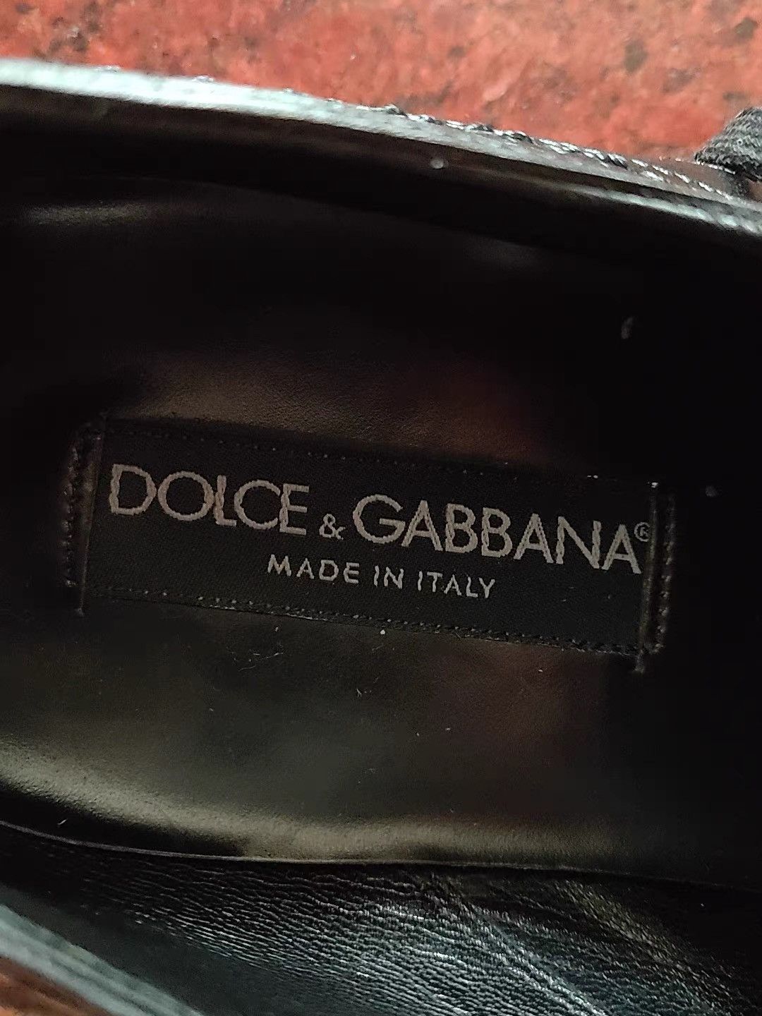 Dolce & Gabbana D&G Men's Black Genuine Leather Dress Shoes K29 Size US 8 / EU 41 - 5 Thumbnail