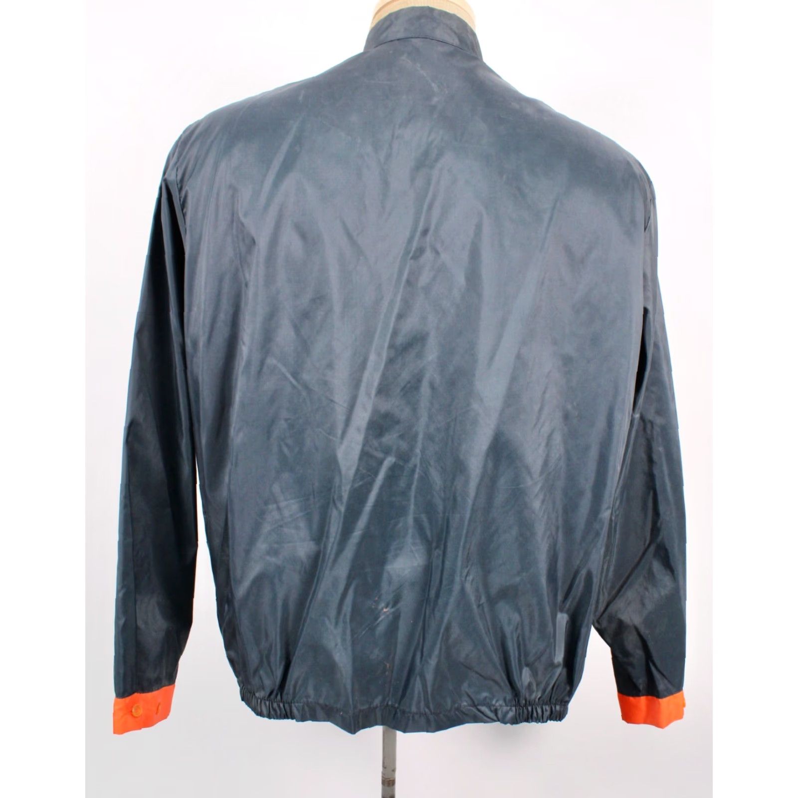 Vintage VTG Bonner Jacket Windbreaker Nylon Blue M 60s 70s GE 500 XL Men's 1960s 1970s Racing Style Windbreaker Jacket Size US M / EU 48-50 / 2 - 2 Thumbnail
