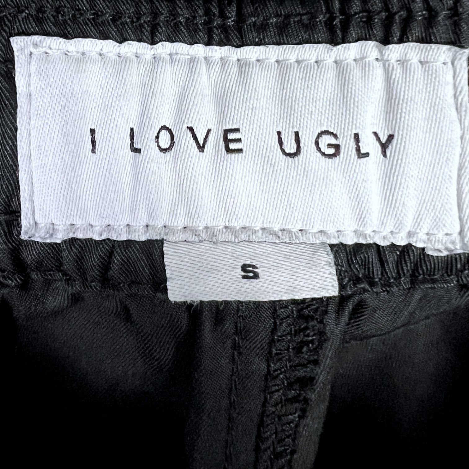 I Love Ugly Men's I Love Ugly Black Gym Casual Shorts - S - $99 Retail Size US 30 / EU 46 - 8 Thumbnail