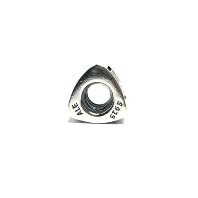 pandora PANDORA Retired Sterling Silver Alphabet Bead - Letter M Size ONE SIZE - 3 Thumbnail