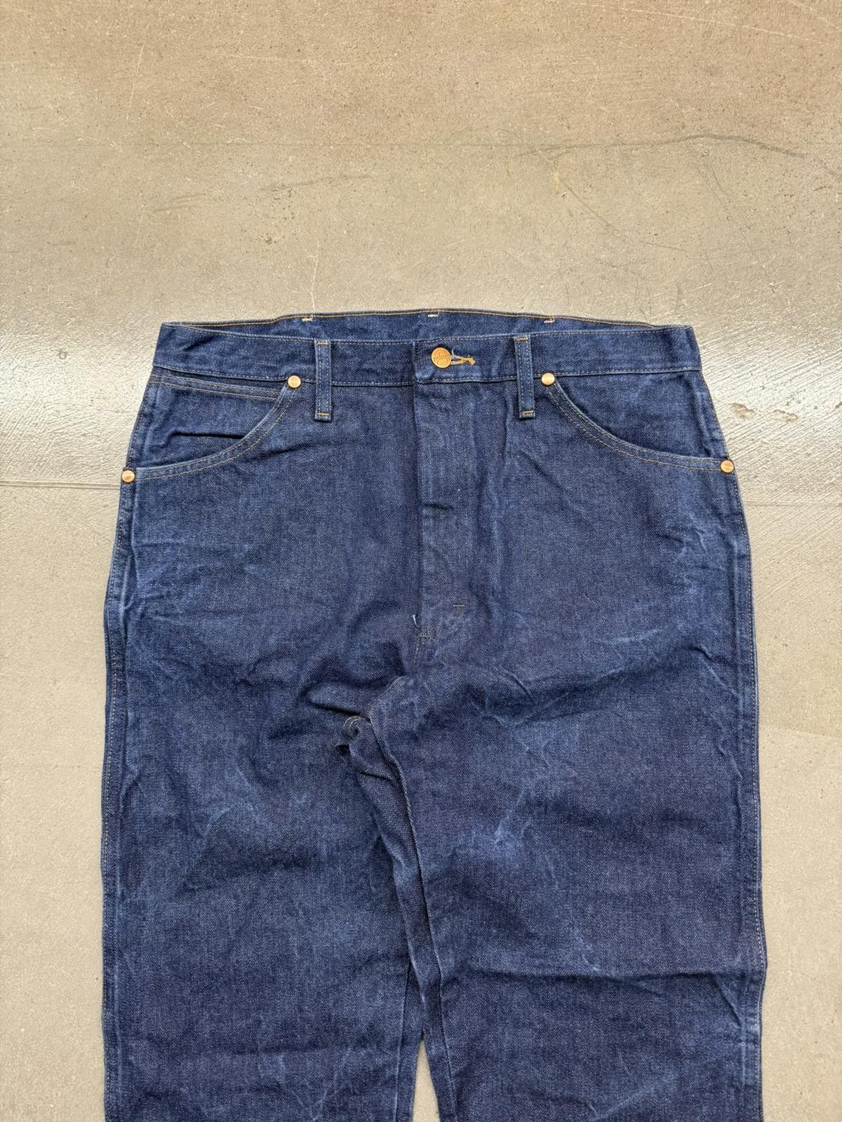 Wrangler Vintage 90s USA Wrangler Cowboy Cut Bootcut Jeans Size US 34 / EU 50 - 3 Thumbnail