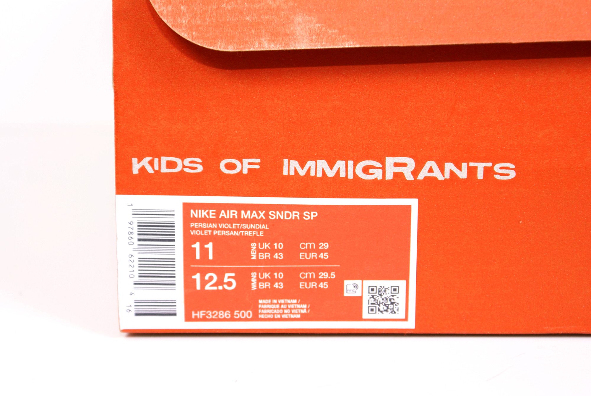 Nike 2024 Kids of Immigrants x Nike Air Sunder Max SUN DOWN Size US 11 / EU 44 - 8 Thumbnail
