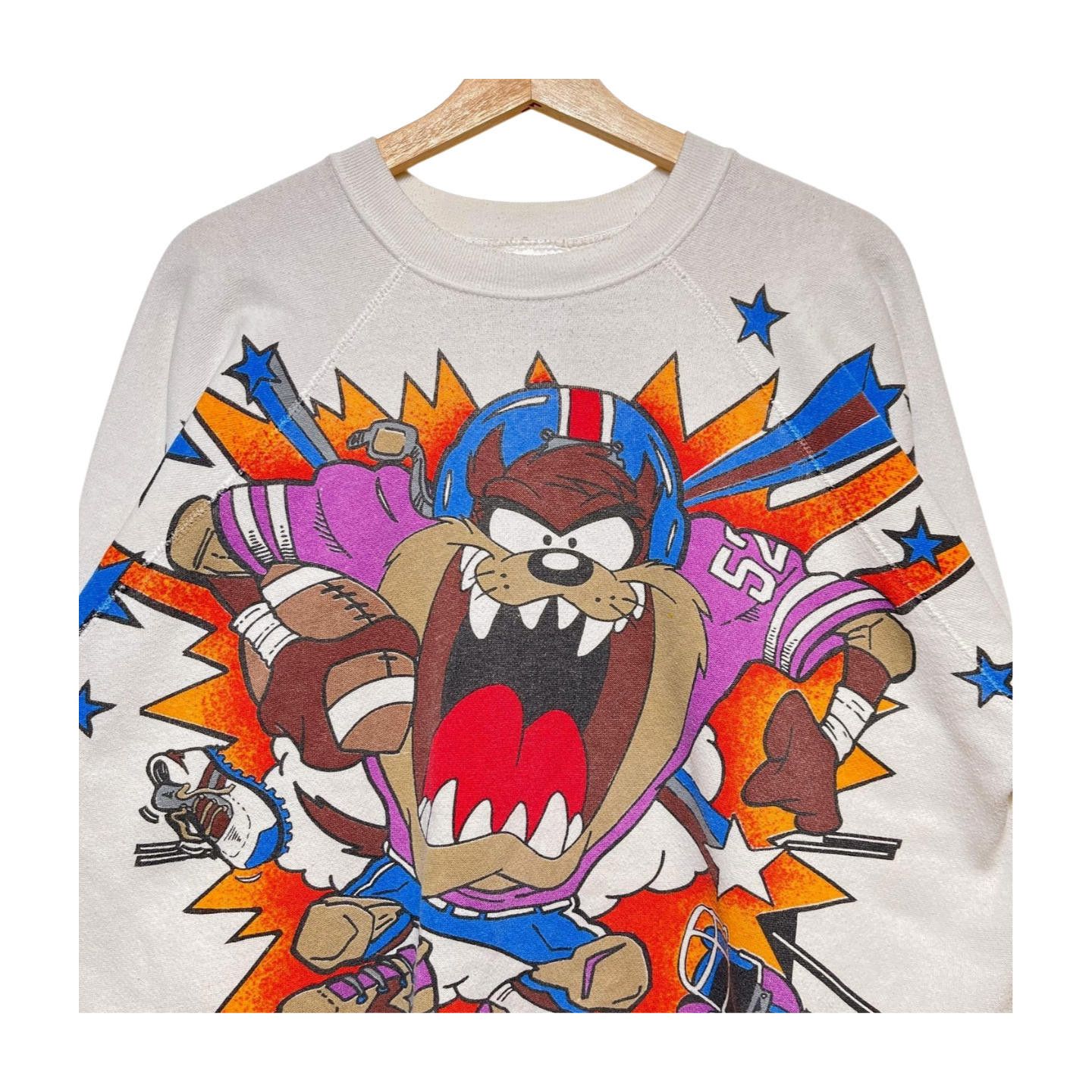 Tultex × Vintage Vintage 90s Freeze Looney Tunes Taz Sweatshirt XL Size US XL / EU 56 / 4 - 2 Thumbnail