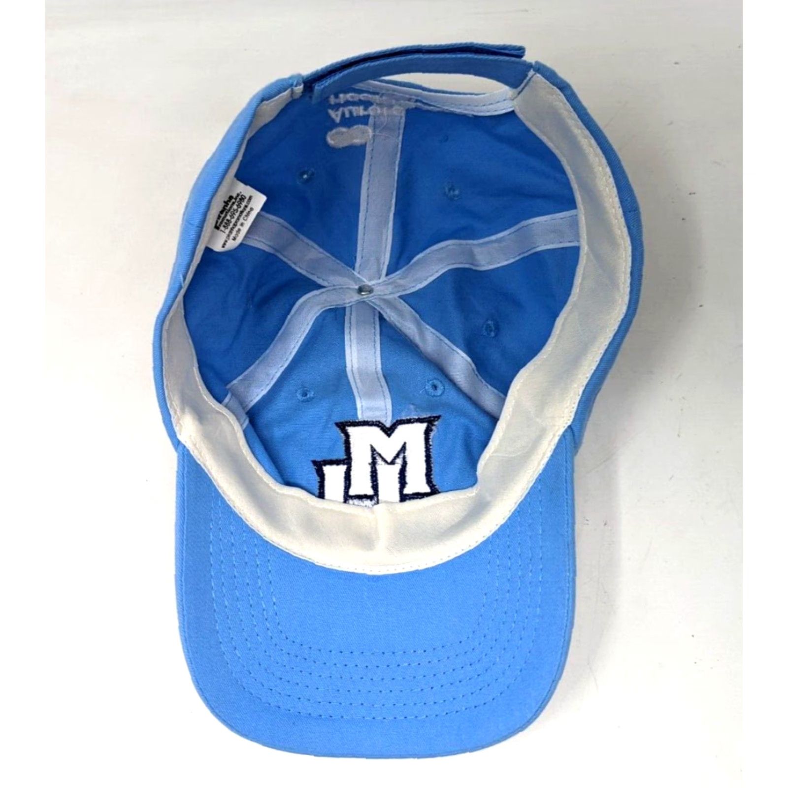 Vintage VTG MU Marquette University Aurora Health Care Light Blue Baseball Hat Cap RJ22 Unisex Adults Adjustable Blue Baseball Cap Mens/Womens Size ONE SIZE - 6 Thumbnail