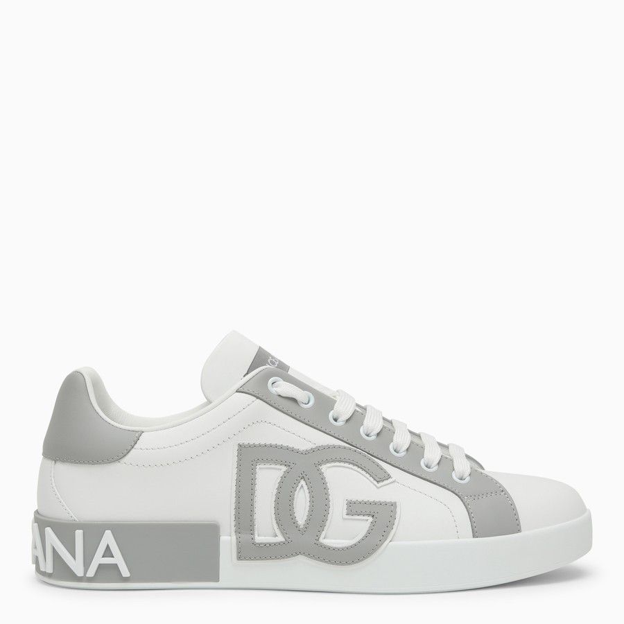 image of Dolce Gabbana O1D2Blof0324 Trainer In White & Grey Shoes in White/Grey, Men's (Size 12)