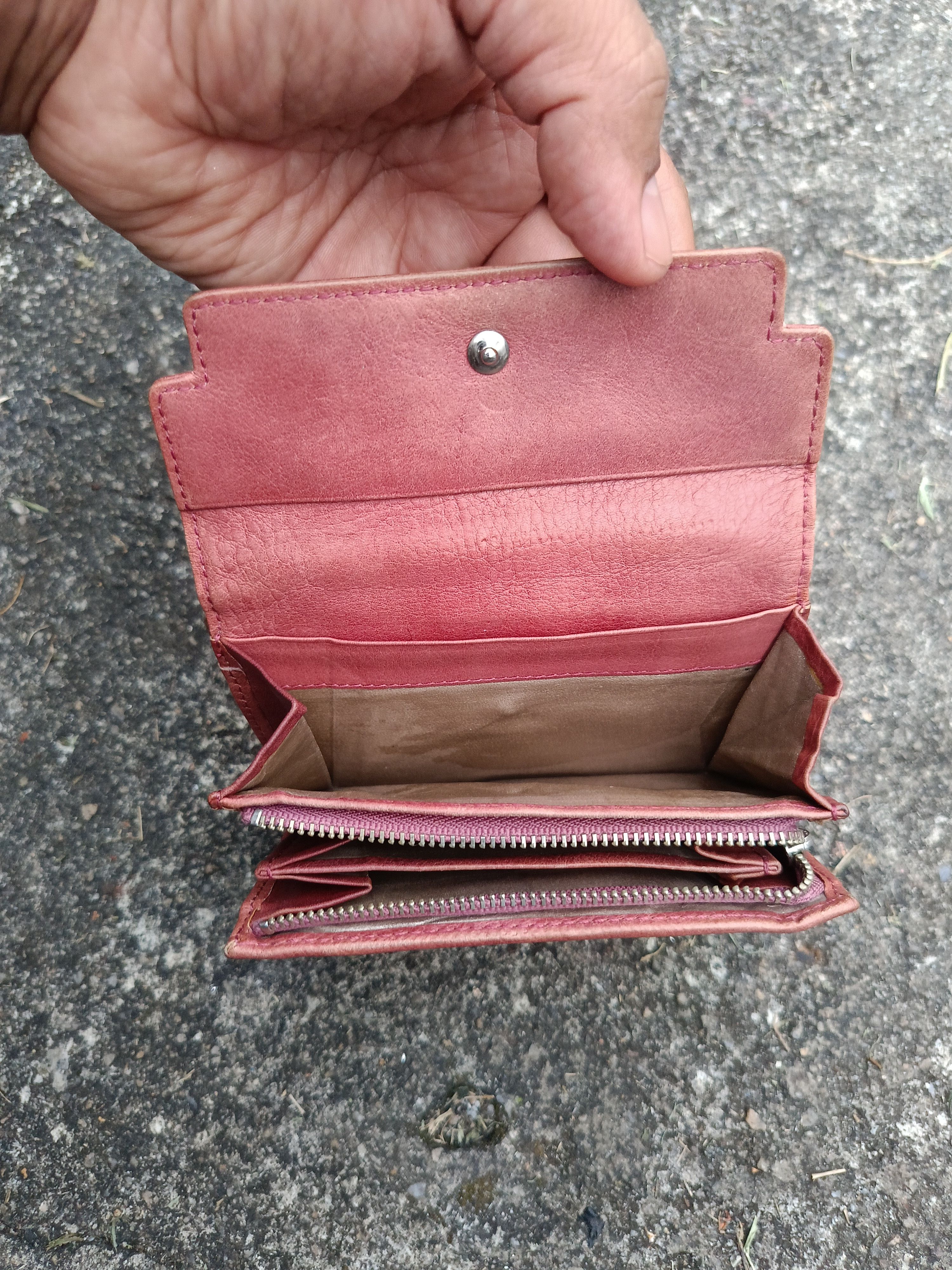 Japanese Brand EPOI GANZO VINTAGE TRI-FOLD WALLET SOFT LEATHER Size ONE SIZE - 6 Thumbnail