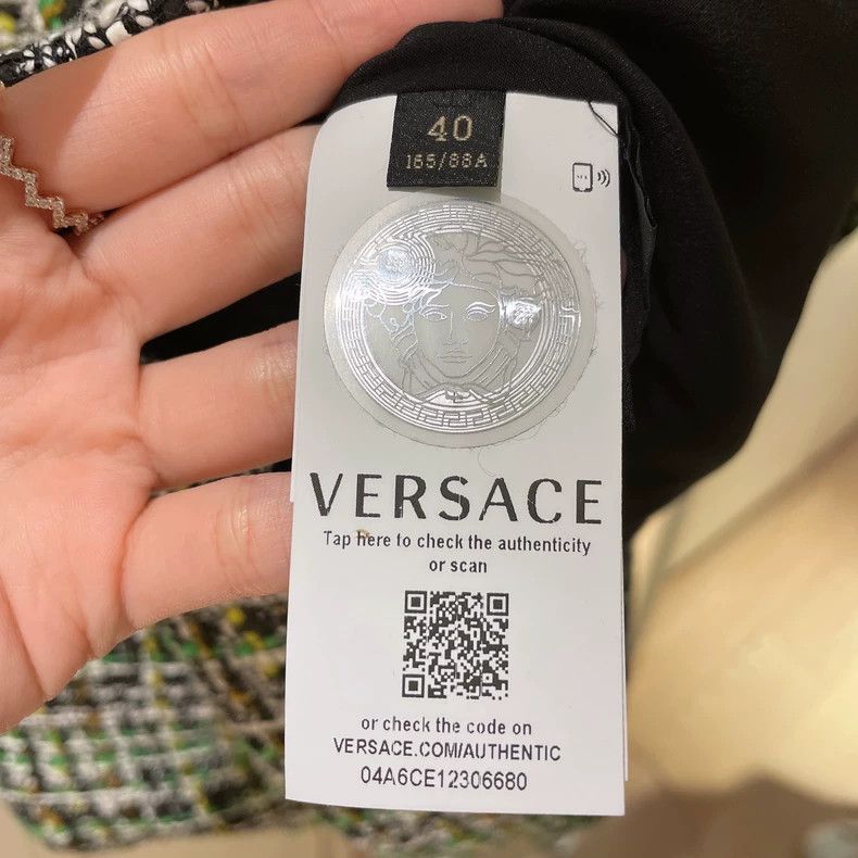 Versace Versace Colorful tweed dress Size L / US 10 / IT 46 - 8 Thumbnail