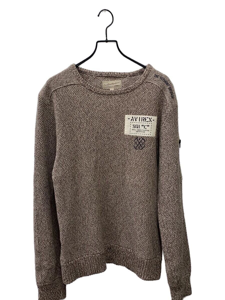 Avirex Avirex Plain Cotton Knit Sweater Camel Size US L / EU 52-54 / 3 - 1 Thumbnail