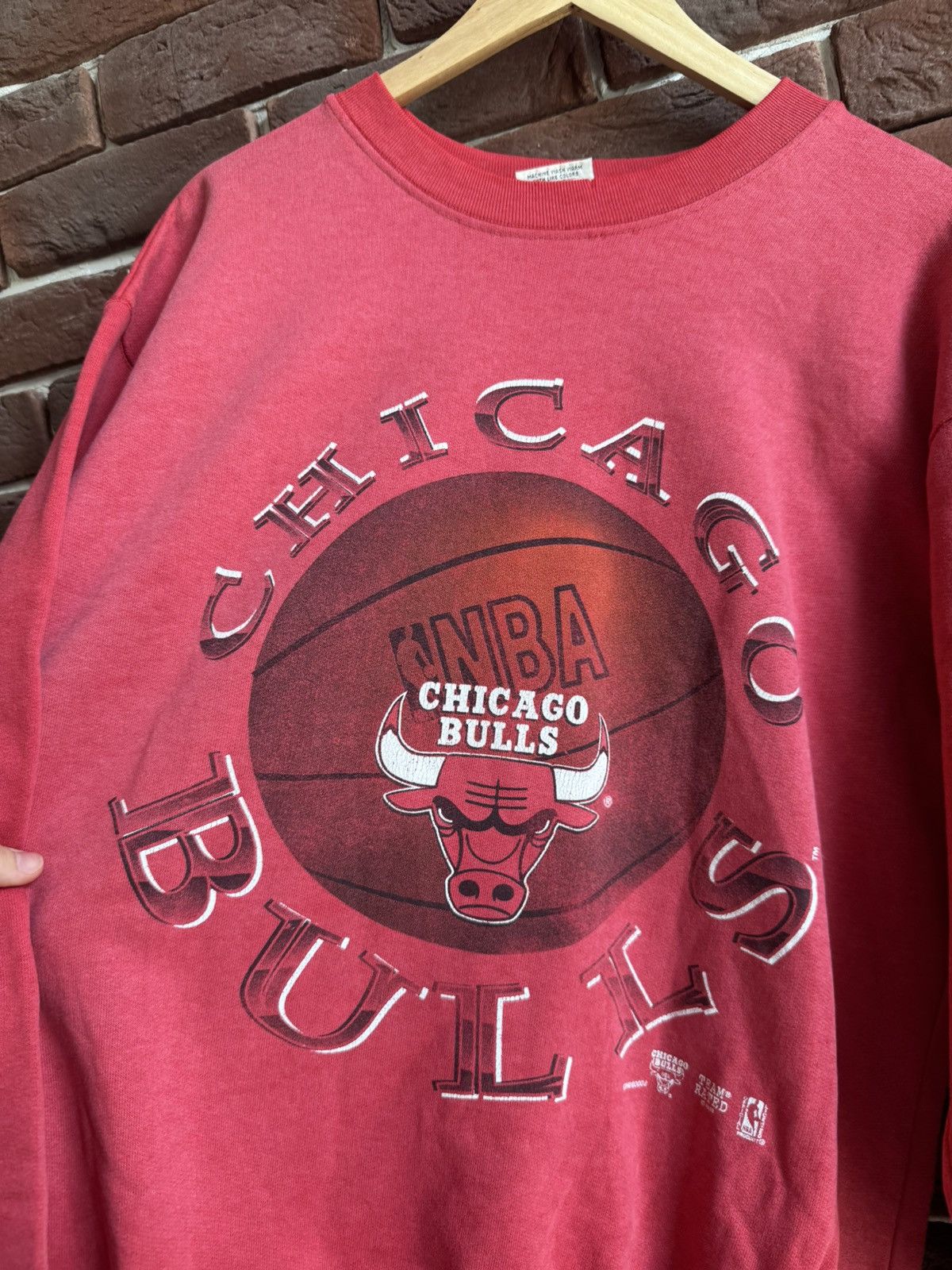 NBA × Vintage Vintage 90s Magic Chicago Bulls Basketball NBA Sweatshirt L Size US L / EU 52-54 / 3 - 2 Thumbnail
