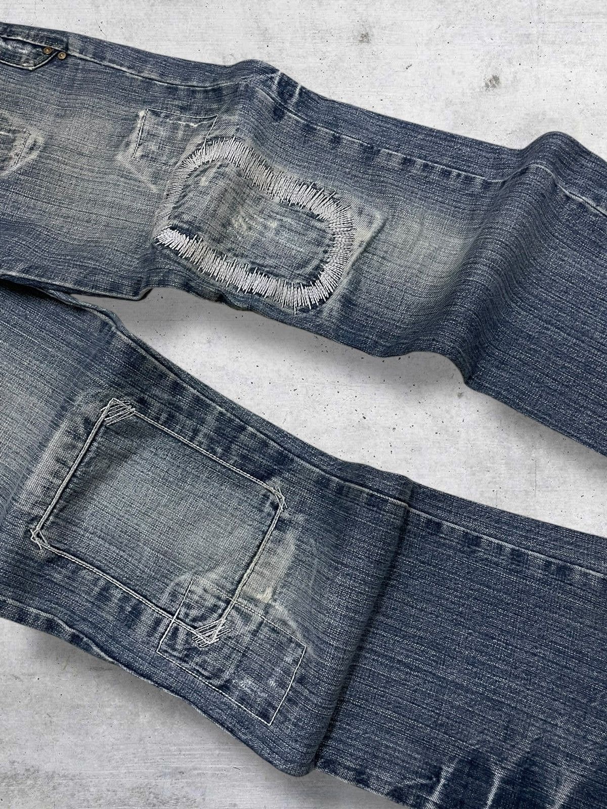 Hysteric Glamour CAMEL ROAD 90S OG JAPAN DESIGNER PATCHWORK DISTRESSED DENIM Size US 31 - 6 Thumbnail