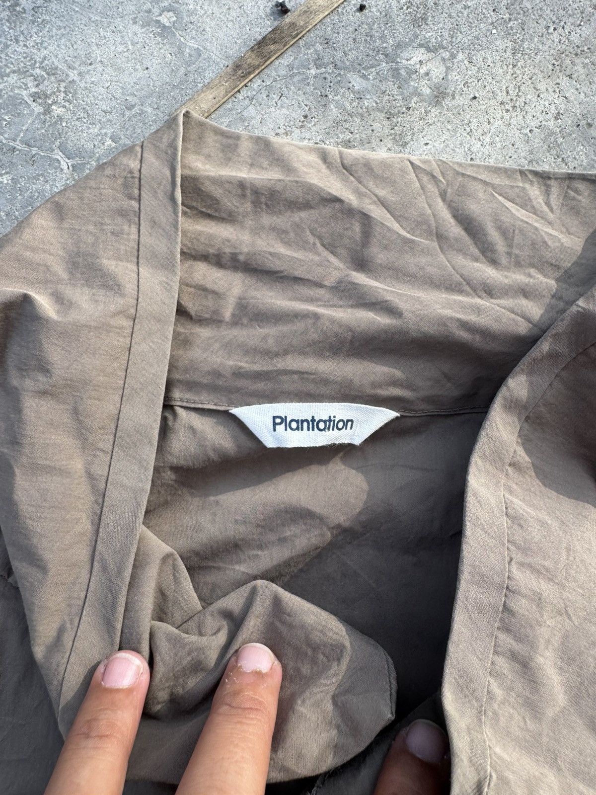 vintage PLANTATION long jacket streetwear