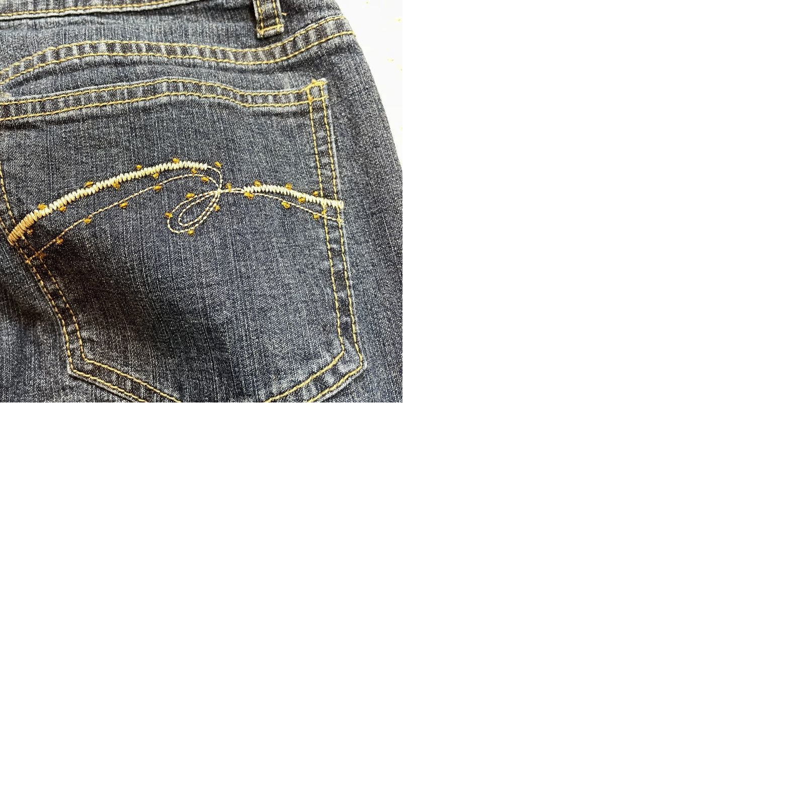 Vintage Lena Jeans Bootcut Denim Women 30x27 Blue Dark Wash Mid Rise Cotton Blend 5-Pocket Womens Size 30" / US 8 / IT 44 - 9 Thumbnail
