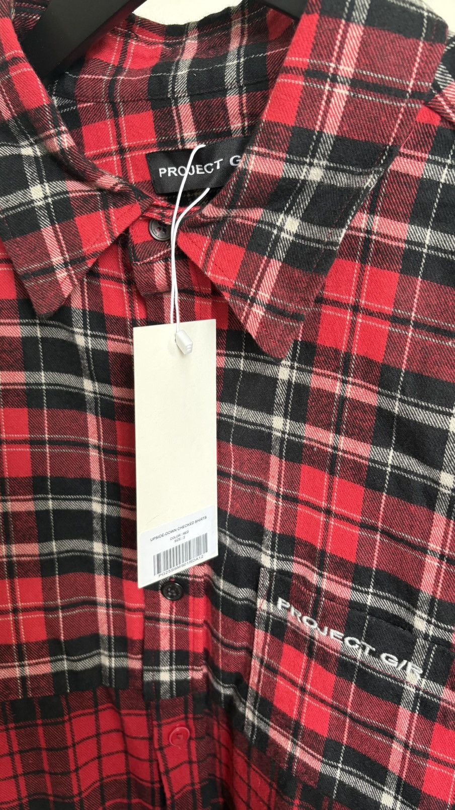 PROJECT G/R PROJECT G/R UPSIDE DOWN FLANNEL Size US XL / EU 56 / 4 - 3 Thumbnail
