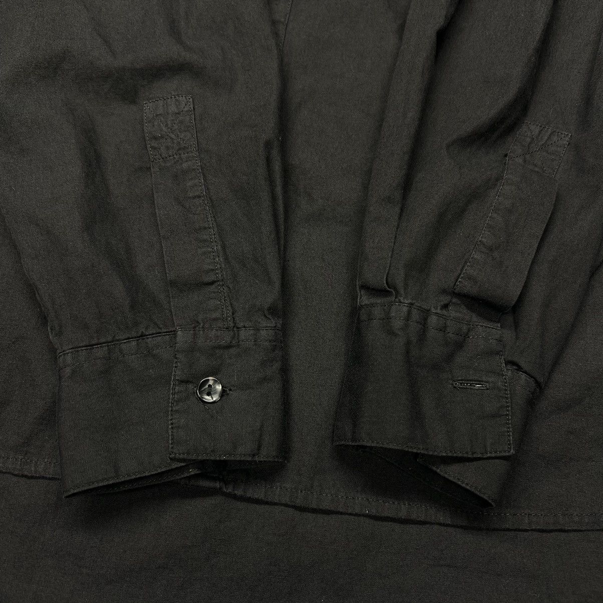 Vintage Vincente Nesi Button Up Shirt Black Pocket Cargo Patch Size US L / EU 52-54 / 3 - 6 Thumbnail