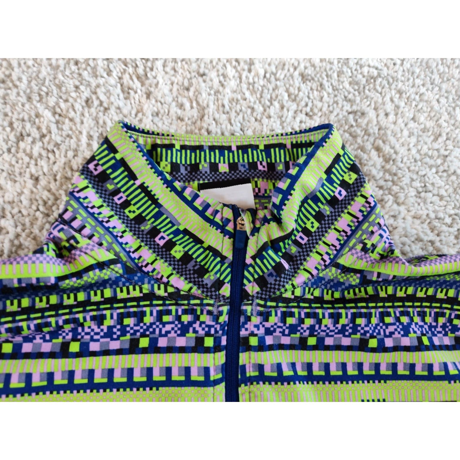 Nike Nike Pro Hyperwarm Hoodie Women Pullover Aztec 1/4 Zip Medium Multicolor Dri-Fit Activewear 685681 Size M / US 6-8 / IT 42-44 - 7 Thumbnail