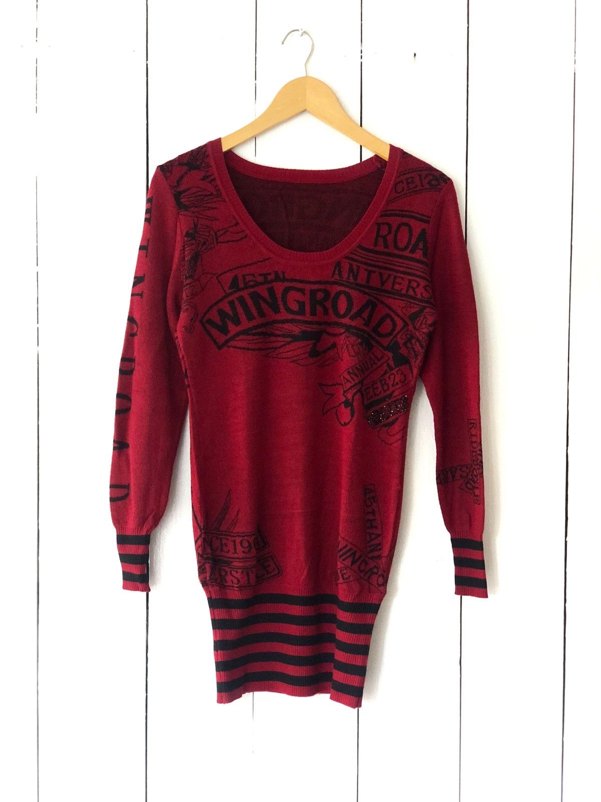 Beauty Beast × Hysteric Glamour × Japanese Brand JAPANESE WINGROAD KNIT 45TH ANNIVERSARY PUNK SKULL STYLE Size M / US 6-8 / IT 42-44 - 2 Thumbnail