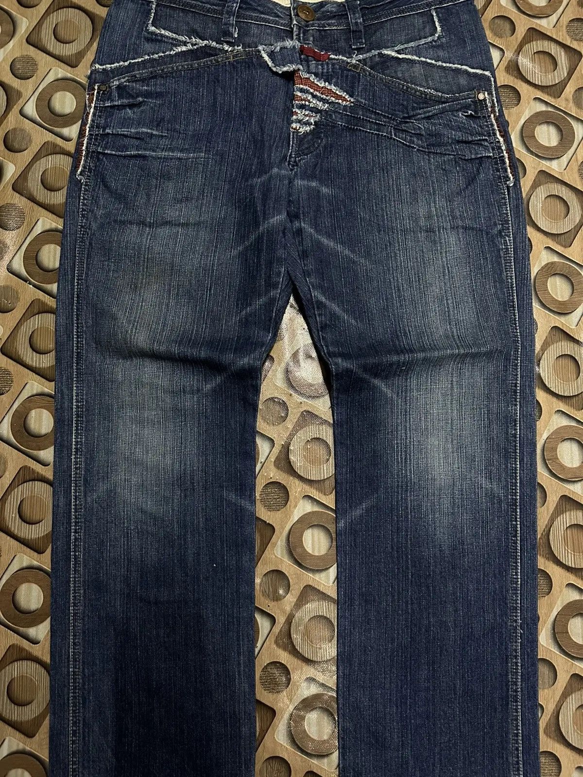 Marithe + Francois Girbaud GRAILS🔥 MARITHE FRANCOIS GIRBAUD JEANS VERY RARE DENIM PANTS Size US 33 - 3 Thumbnail