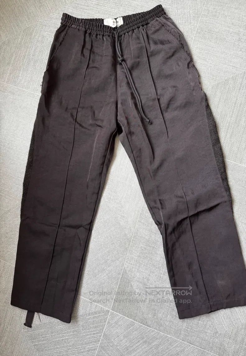 Song For The Mute SONG FOR THE MUTE Black ribbon casual pants Size US 32 / EU 48 - 2 Thumbnail