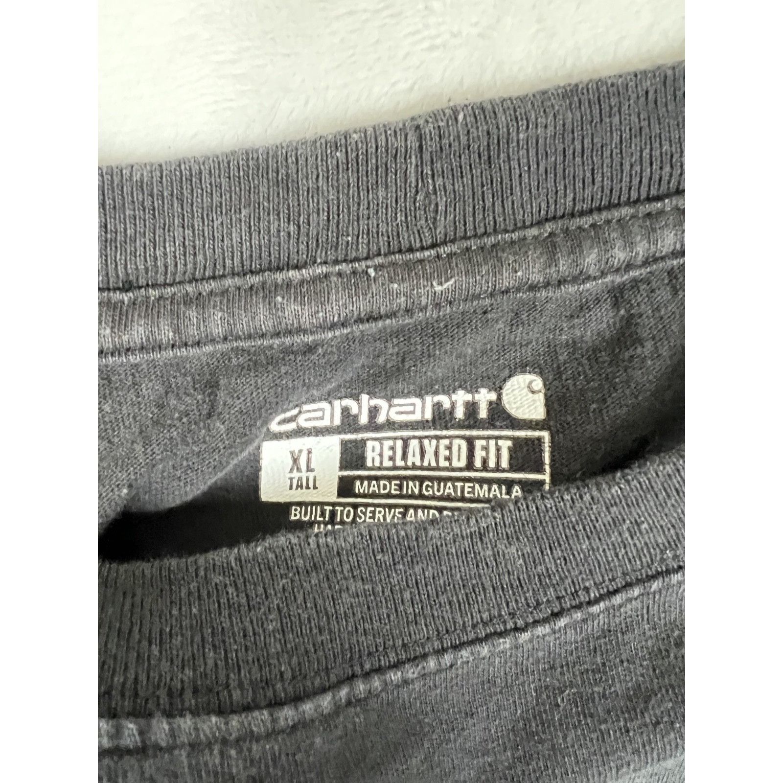 Carhartt Carhartt Relax Fit Pocket T-Shirt Size XL Black Back Logo Size US XL / EU 56 / 4 - 6 Thumbnail