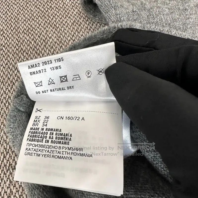 Miu Miu Miu Miu Light Gray Wool Pullover Sweater . Size S / US 4 / IT 40 - 4 Thumbnail