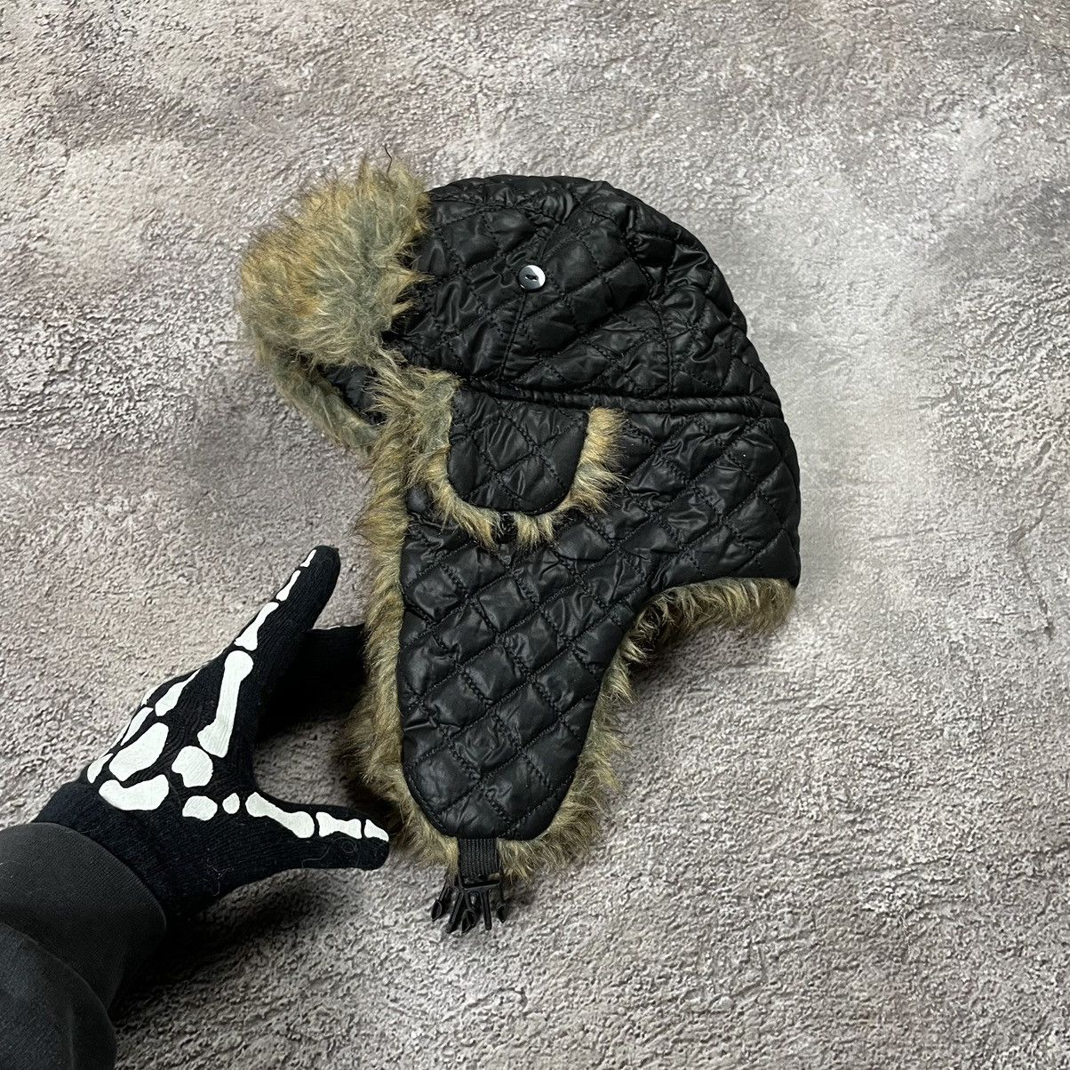 Vintage Vintage 90s Black Mohair Ushanka Beanie Grunge Alt Boxy OS Size ONE SIZE - 1 Thumbnail