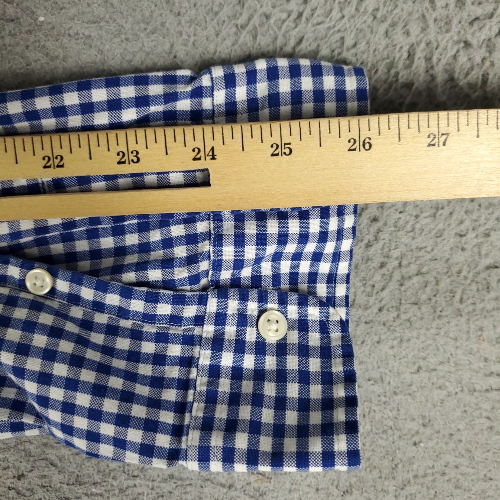 Ralph Lauren Ralph Lauren Shirt Men XL Blue Check Button-Down Long Sleeve Casual Dress Polo Pony Logo Modern Preppy Mens XL Blue Check Button-Up Shirt Size US XL / EU 56 / 4 - 7 Thumbnail