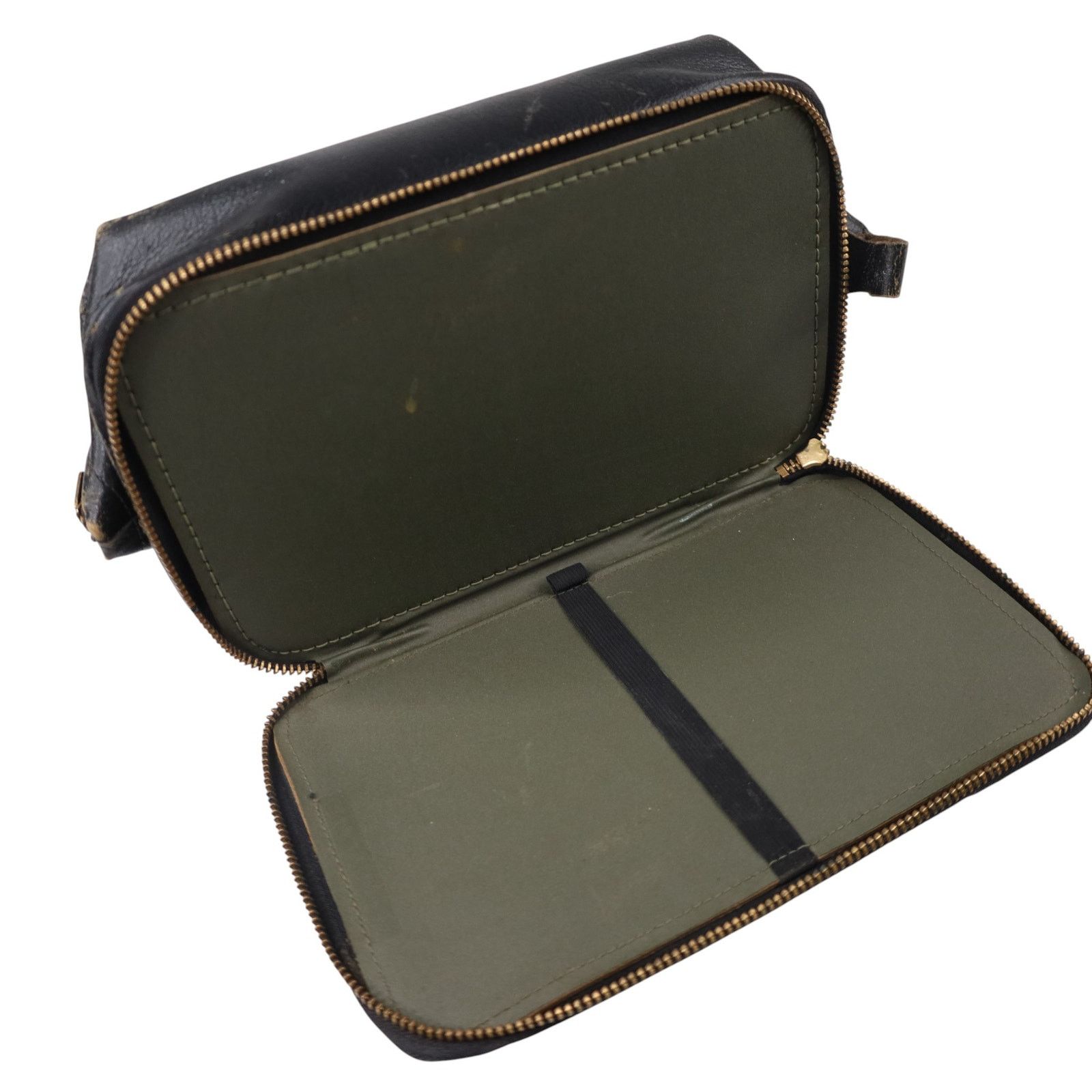 Vintage True VTG 50's TraValet Leather Dopp Toiletry Travel Kit Size ONE SIZE - 7 Thumbnail