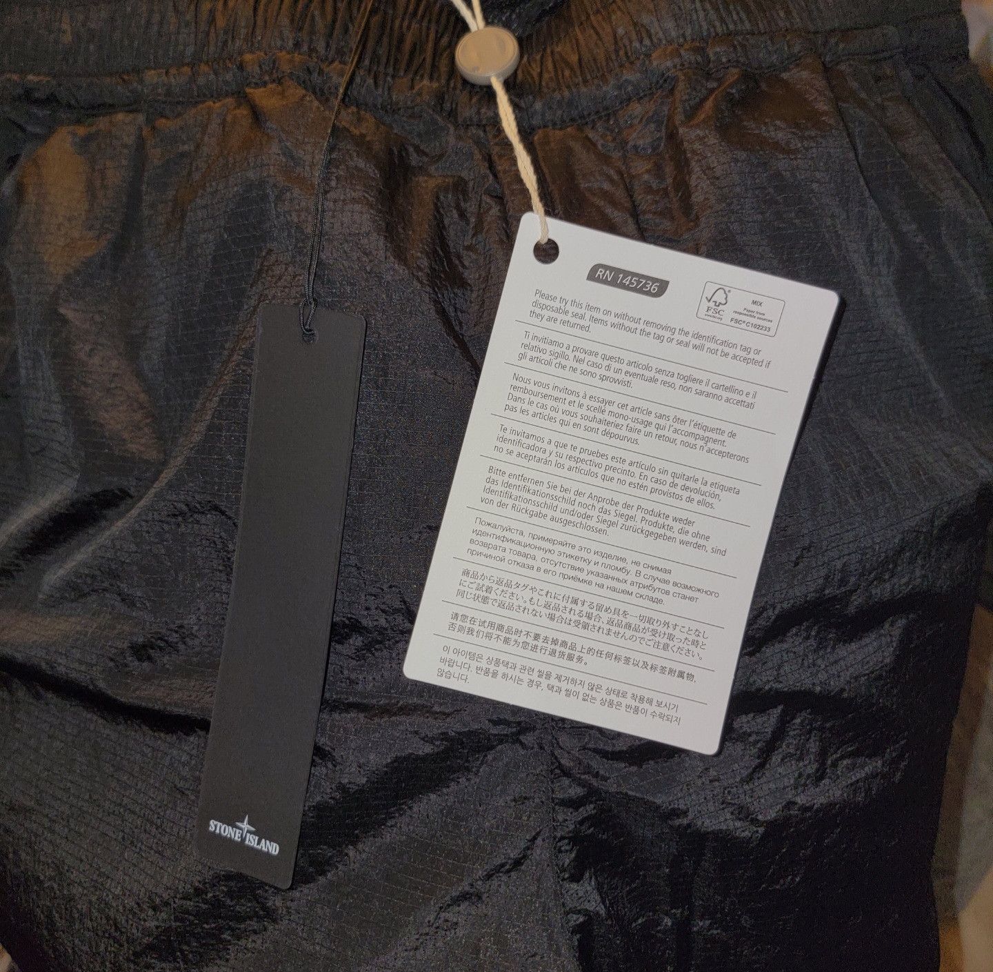Stone Island RARE Stone Island Fleece Bermuda Nylon Metal Shorts Large Size US 36 / EU 52 - 7 Thumbnail