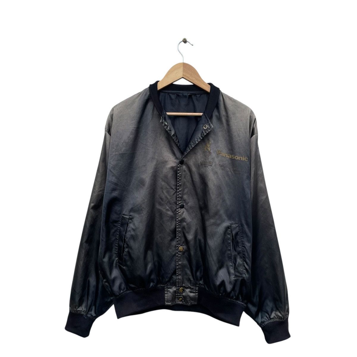 Japanese Brand × USA Olympics Vintage Faded Panasonic Bomber Jacket Size US M / EU 48-50 / 2 - 1 Thumbnail