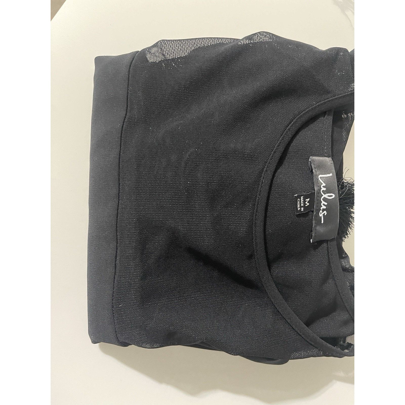 Other Lulus Women Black Teasel Mini Dress Short SleeveSize M Size M / US 6-8 / IT 42-44 - 6 Thumbnail