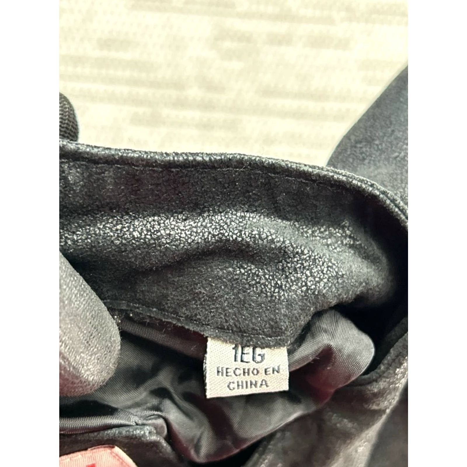 Levi's Levi's Jacket Womens Large Black Faux Leather Full Zip Jacket Size L / US 10 / IT 46 - 4 Thumbnail