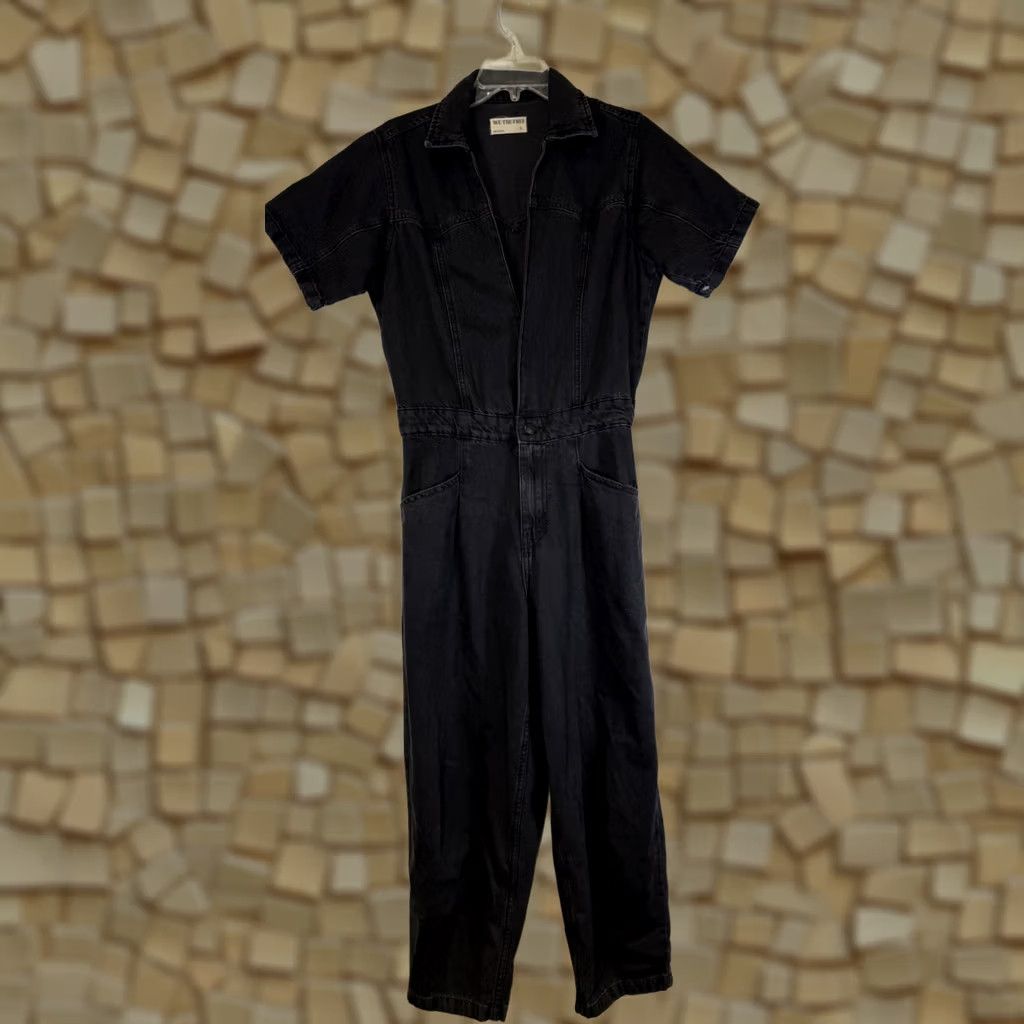 Vintage We The Free Jumpsuit Womens S Black People Marci Denim Women Size Glory Size 28" / US 6 / IT 42 - 1 Thumbnail