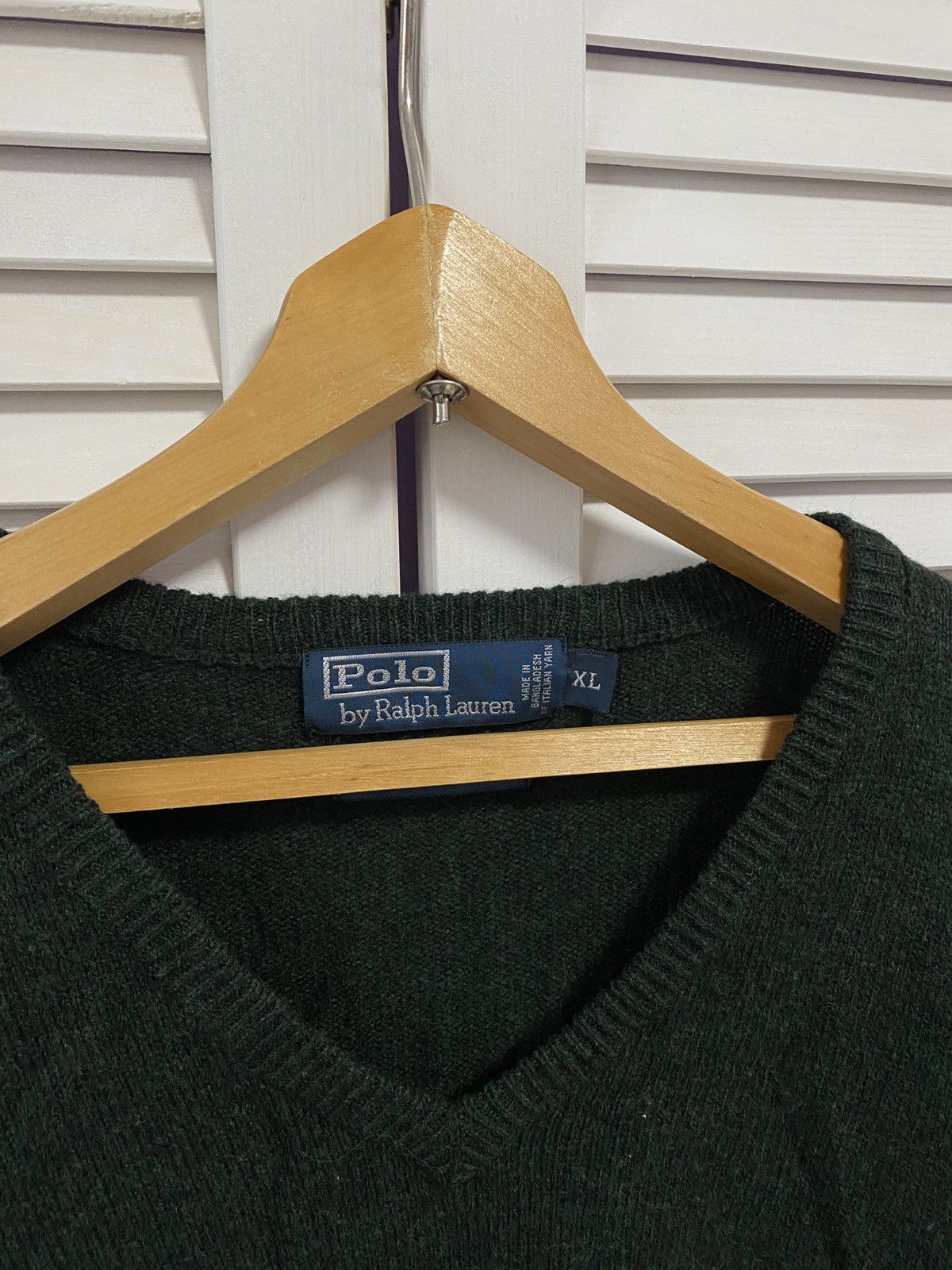 Polo Ralph Lauren × Ralph Lauren Vintage KnitWear Sweater Polo Ralph Lauren Casual OldMoney Size US XL / EU 56 / 4 - 4 Thumbnail