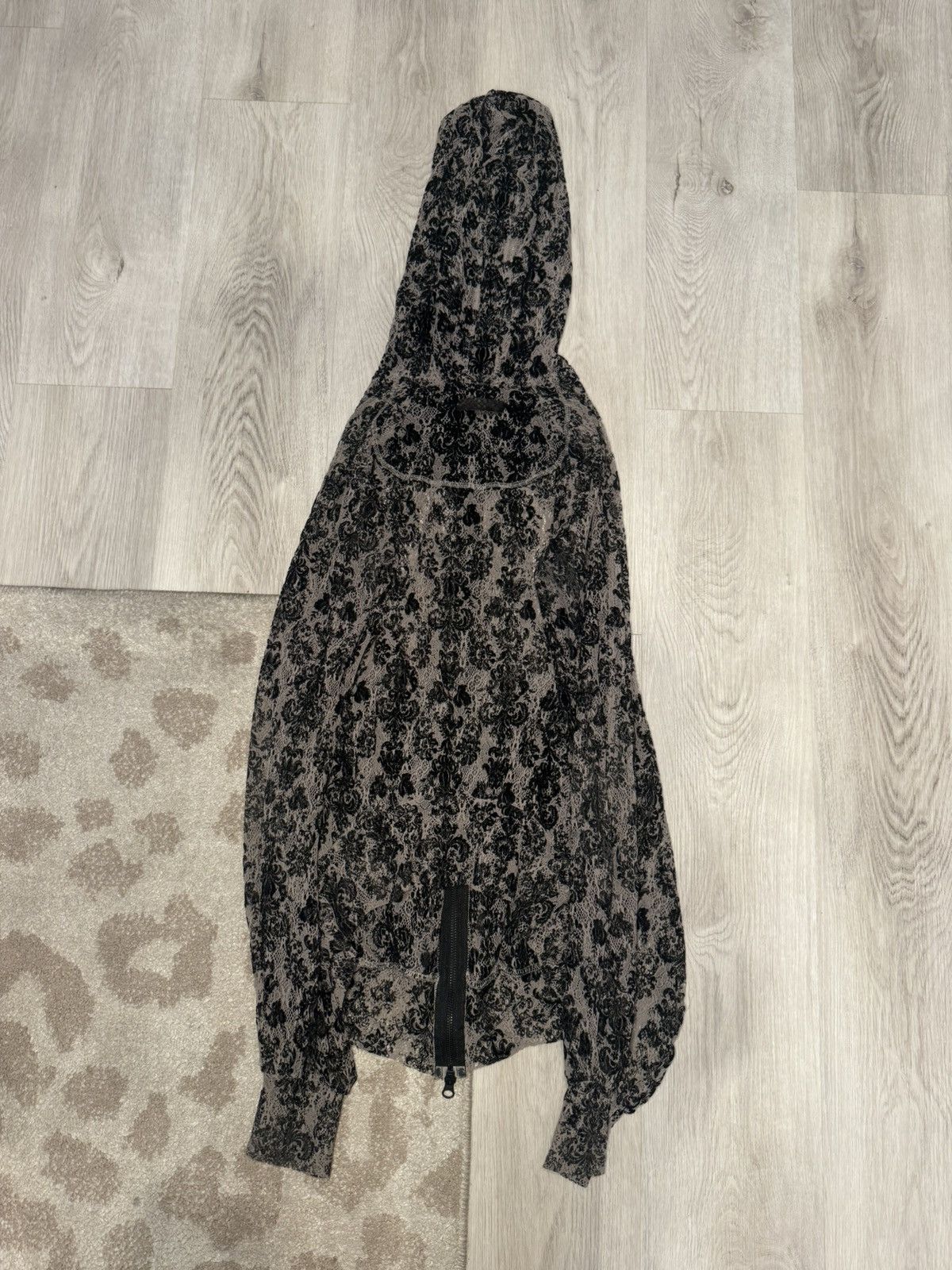If Six Was Nine lace velvet hoodie!! Size US S / EU 44-46 / 1 - 4 Thumbnail